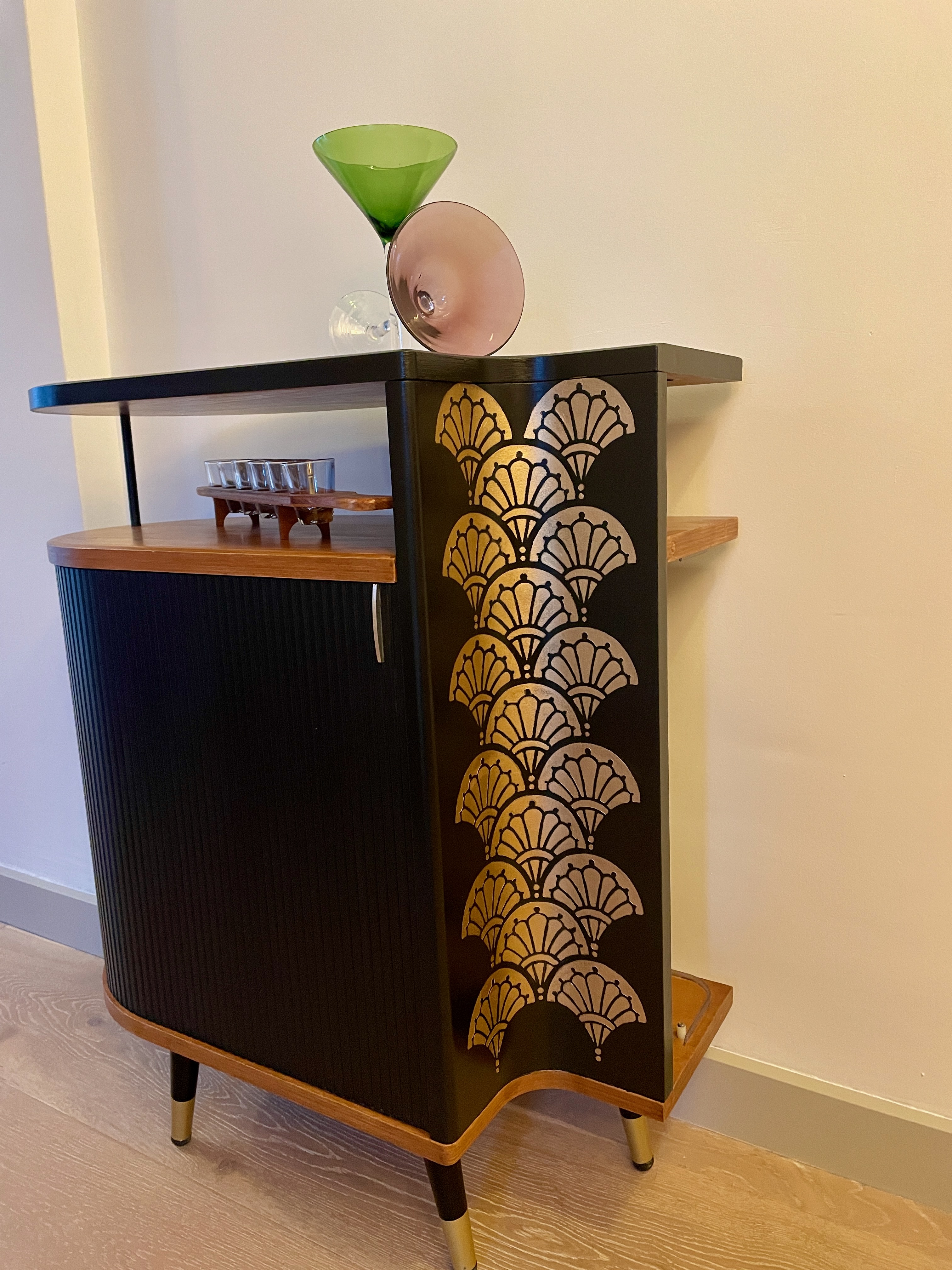 Auping Nightstands — Black & Gold Series