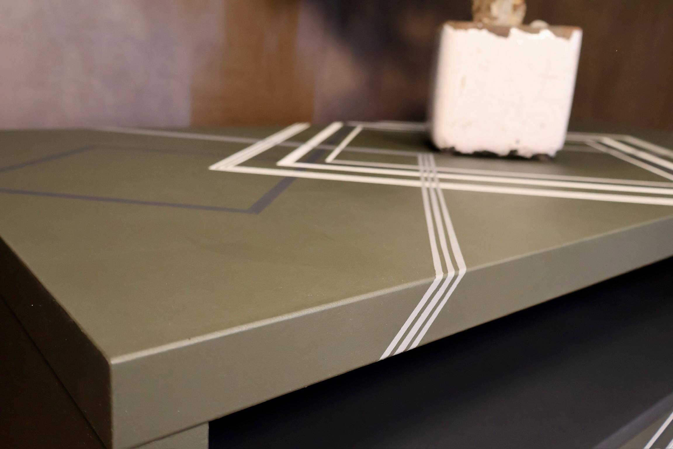 Mid-Century Geometry TV Stand